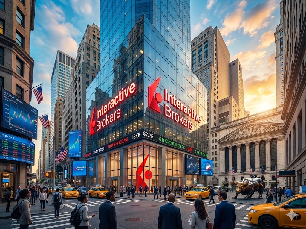 Interactive Brokers 盈透证券2025年暴涨45%，高利润率背后，这只美国券商股还值不值得追？